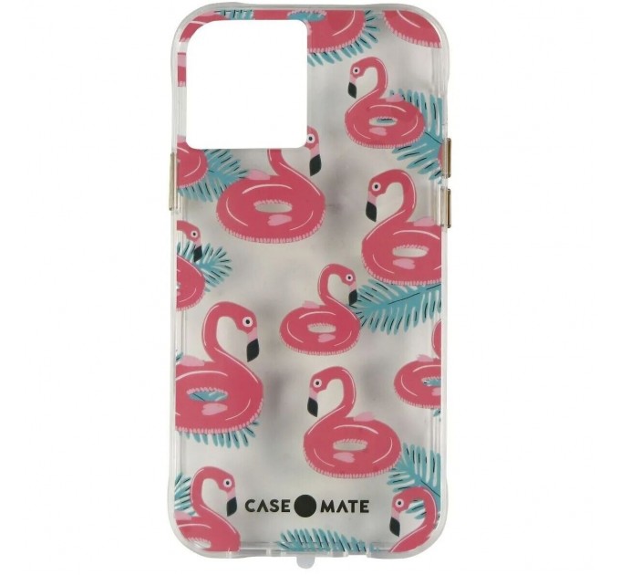 Case-Mate Чохол-накладка Case-Mate Tough Prints для Apple iPhone 12 / iPhone 12 Pro Float On Flamingos (CM047212)