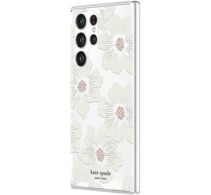 Noname Чохол-накладка Kate Spade NY Defensive для Samsung Galaxy S22 Ultra SM-S908 Hollyhock Floral (KSSA-080-HHCCS)
