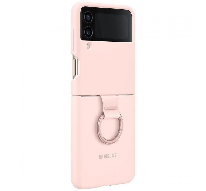Чохол-накладка Samsung Silicone Cover with Ring для Samsung Galaxy Flip 4 SM-F721 Pink (EF-PF721TPEGUA)