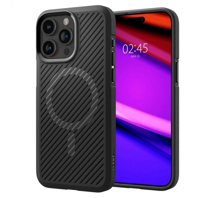 Spigen Чохол-накладка Spigen Core Armor MagFit для Apple iPhone 15 Pro Matte Black (ACS06467)