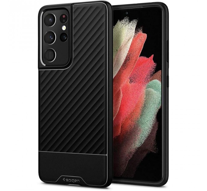 Spigen Чохол-накладка Spigen Core Armor для Samsung Galaxy S21 Ultra SM-G998 Matte Black (ACS02377)
