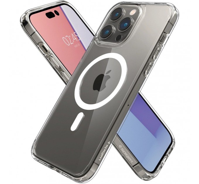 Spigen Чохол-накладка Spigen Crystal Hybrid with MagFit для Apple iPhone 14 Pro Clear (ACS04670)