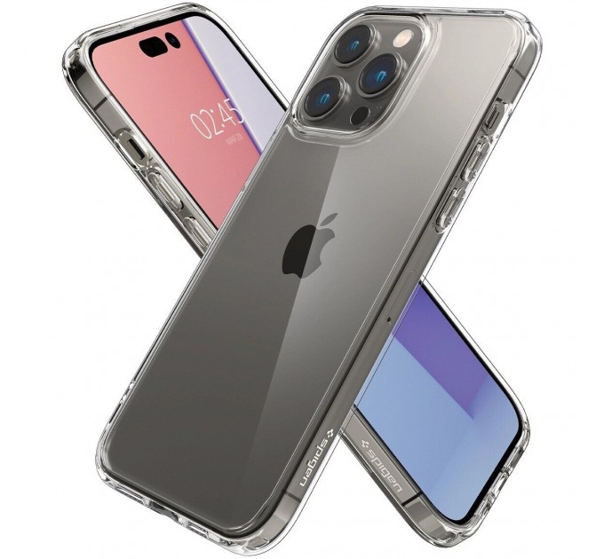 Spigen Чохол-накладка Spigen Hybrid для Apple iPhone 14 Pro Crystal Clear (ACS04666)