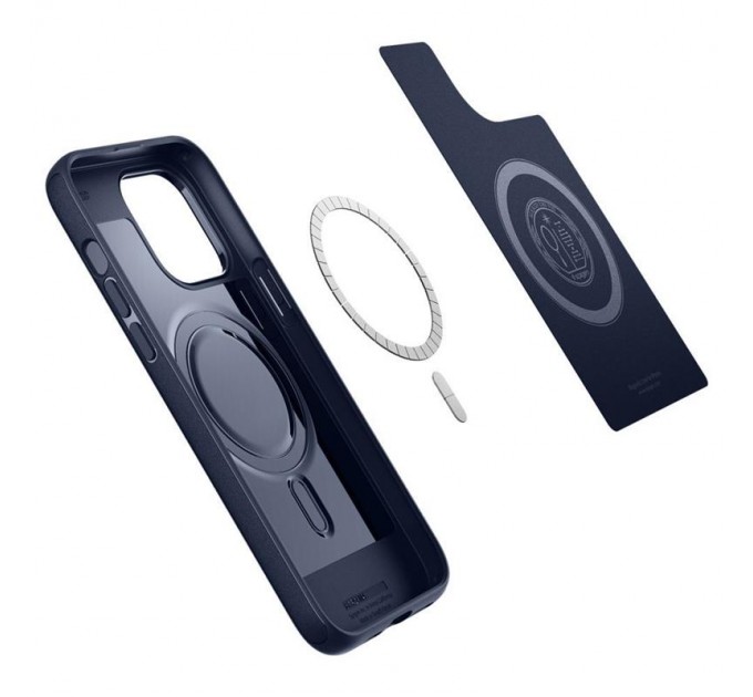 Чохол-накладка Spigen Mag Armor MagFit для Apple iPhone 14 Pro Navy Blue (ACS04990)