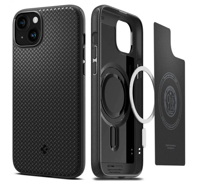Чохол-накладка Spigen Mag Armor MagFit для Apple iPhone 15 Matte Black (ACS06815)