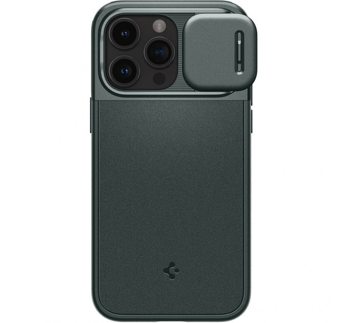 Чохол-накладка Spigen Optik Armor MagFit для Apple iPhone 15 Pro Abyss Green (ACS06739)