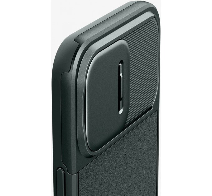Чохол-накладка Spigen Optik Armor MagFit для Apple iPhone 15 Pro Abyss Green (ACS06739)