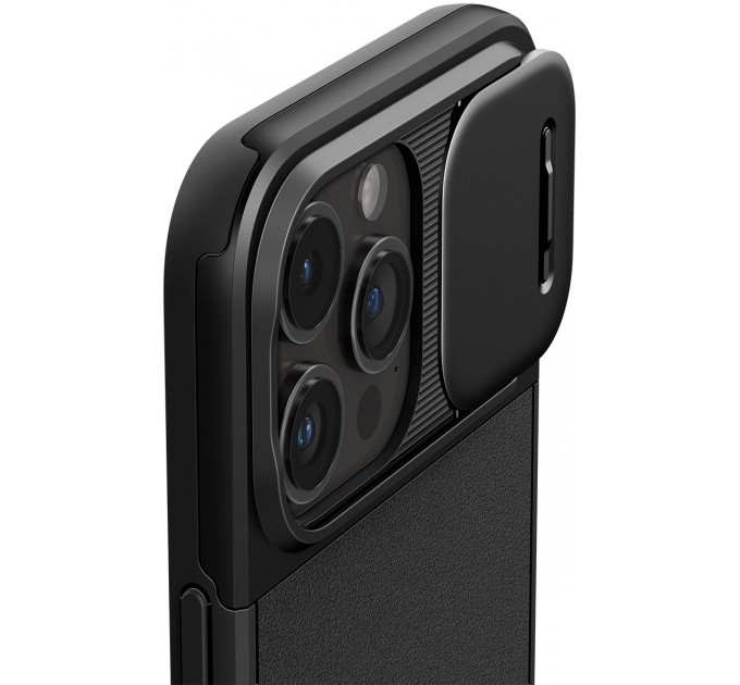 Spigen Чохол-накладка Spigen Optik Armor MagFit для Apple iPhone 15 Pro Max Black (ACS06599)
