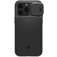 Чохол-накладка Spigen Optik Armor MagFit для Apple iPhone 15 Pro Max Black (ACS06599)