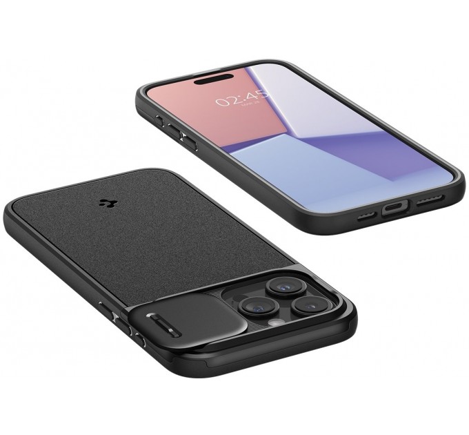 Spigen Чохол-накладка Spigen Optik Armor MagFit для Apple iPhone 15 Pro Max Black (ACS06599)