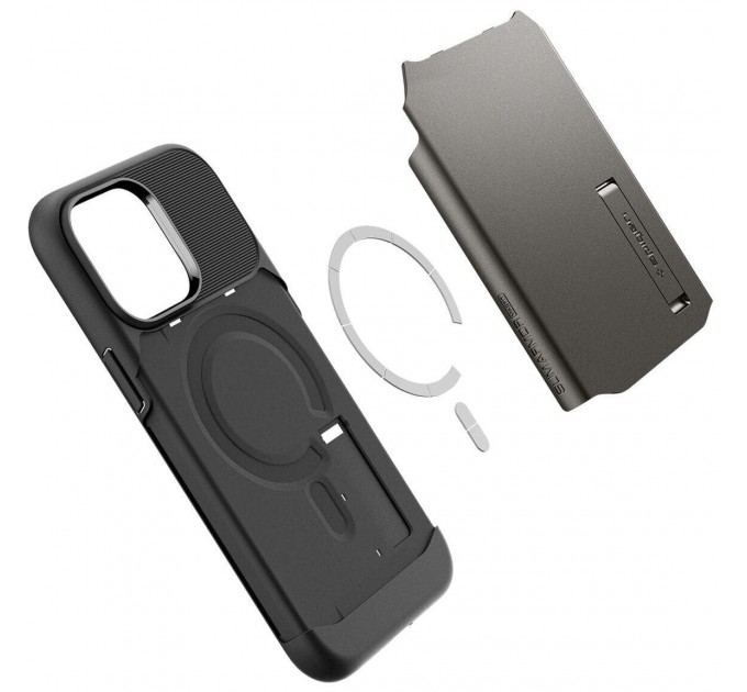 Spigen Чохол-накладка Spigen Slim Armor with MagFit для Apple iPhone 14 Pro Max Gunmetal (ACS04646)