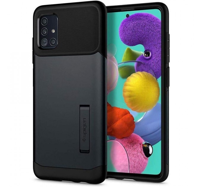 Spigen Чохол-накладка Spigen Slim Armor для Samsung Galaxy A51 SM-A515 Metal Slate (ACS00820)