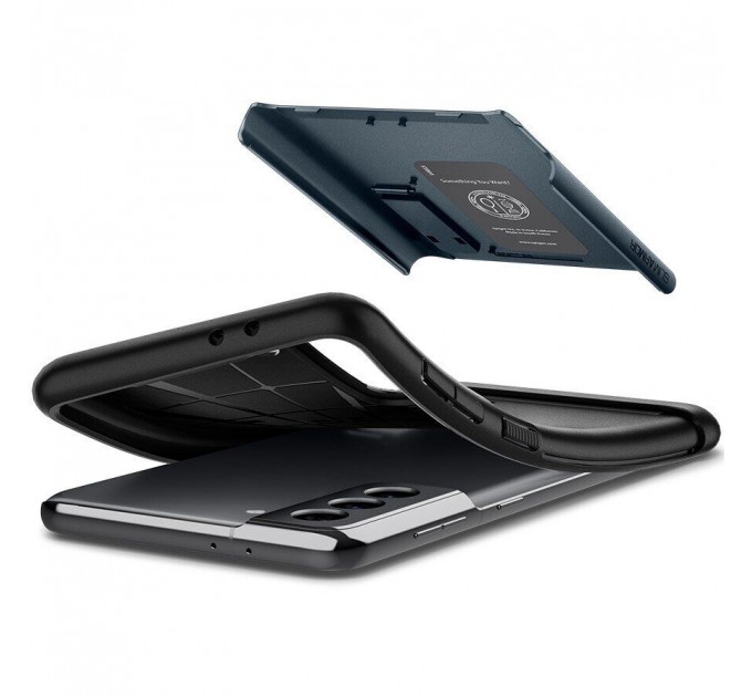 Spigen Чохол-накладка Spigen Slim Armor для Samsung Galaxy S21 SM-G991 Metal Slate (ACS02444)