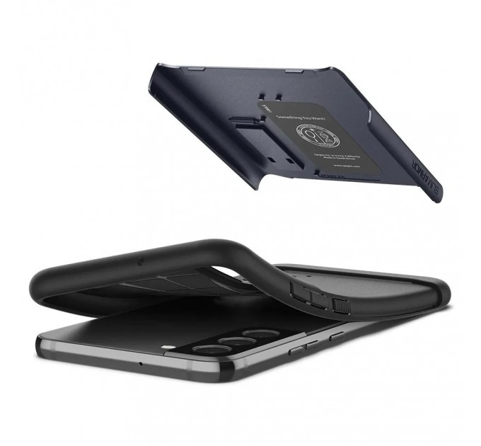Spigen Чохол-накладка Spigen Slim Armor для Samsung Galaxy S22 Plus SM-S906 Metal Slate (ACS03978)