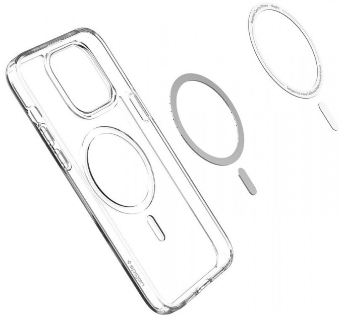Spigen Чохол-накладка Spigen Ultra Hybrid MagFit для Apple iPhone 14 Pro Frost Clear (ACS05587)