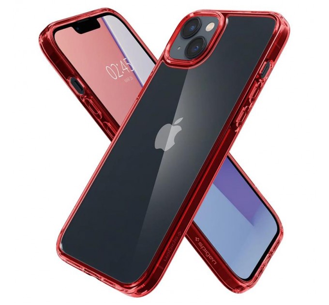 Spigen Чохол-накладка Spigen Ultra Hybrid для Apple iPhone 14 Red Crystal (ACS05042)