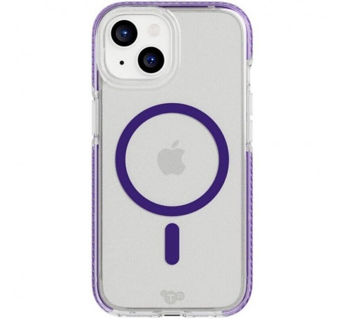 Tech21 Чохол-накладка Tech21 Evo Crystal MagSafe для Apple iPhone 15 Amethyst (T21-10242)