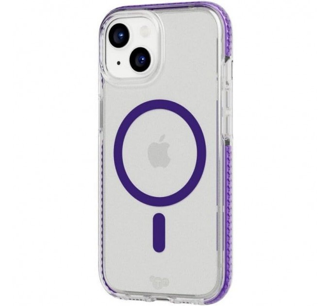 Tech21 Чохол-накладка Tech21 Evo Crystal MagSafe для Apple iPhone 15 Amethyst (T21-10242)