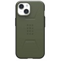 Urban Armor Gear Чохол-накладка Urban Armor Gear Civilian Magsafe для Apple iPhone 15 Olive (114287117272)