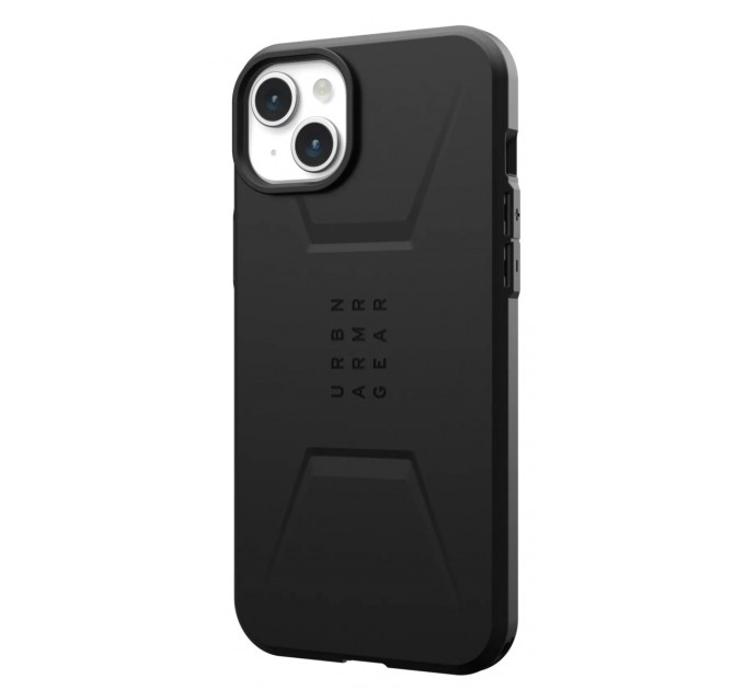 Urban Armor Gear Чохол-накладка Urban Armor Gear Civilian Magsafe для Apple iPhone 15 Plus Black (114306114040)