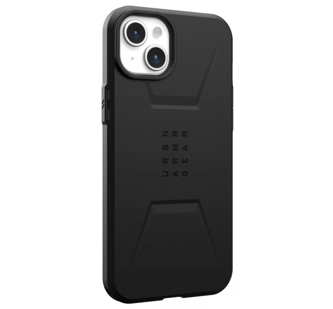 Urban Armor Gear Чохол-накладка Urban Armor Gear Civilian Magsafe для Apple iPhone 15 Plus Black (114306114040)