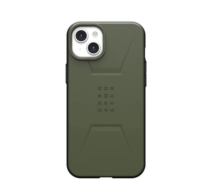 Urban Armor Gear Чохол-накладка Urban Armor Gear Civilian Magsafe для Apple iPhone 15 Plus Olive Drab (114306117272)