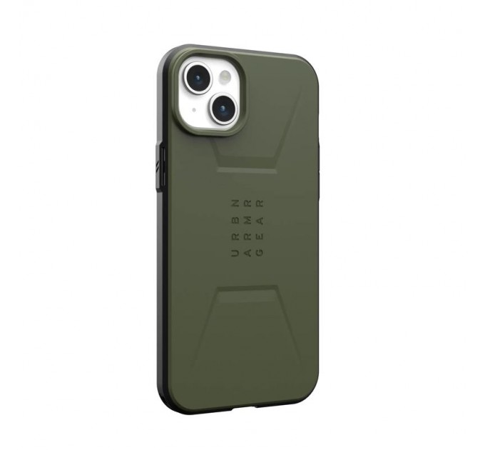 Urban Armor Gear Чохол-накладка Urban Armor Gear Civilian Magsafe для Apple iPhone 15 Plus Olive Drab (114306117272)