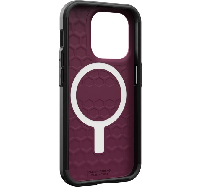 Чохол-накладка Urban Armor Gear Civilian Magsafe для Apple iPhone 15 Pro Max Bordeaux (114295119049)