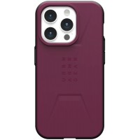 Чохол-накладка Urban Armor Gear Civilian Magsafe для Apple iPhone 15 Pro Max Bordeaux (114295119049)