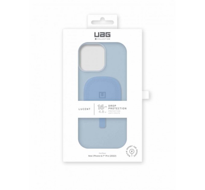 Urban Armor Gear Чохол-накладка Urban Armor Gear Lucent 2.0 Magsafe для Apple iPhone 14 Pro Max Cerulean (114079315858)