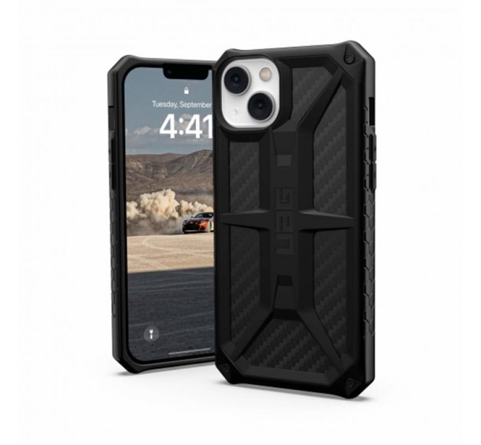 Чохол-накладка Urban Armor Gear Monarch для Apple iPhone 14 Plus Carbon Fiber (114033114242)
