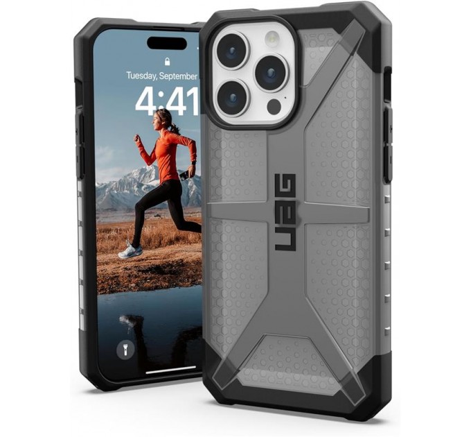 Urban Armor Gear Чохол-накладка Urban Armor Gear Plasma для Apple iPhone 15 Pro Max Ash (114304113131)