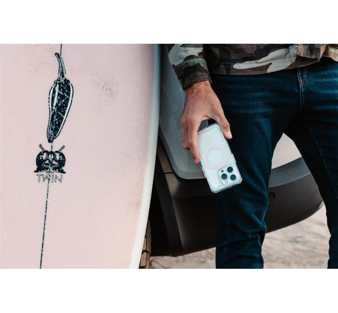 Urban Armor Gear Чохол-накладка Urban Armor Gear Plyo Magsafe для Apple iPhone 15 Pro Ice/Gold (114286114381)