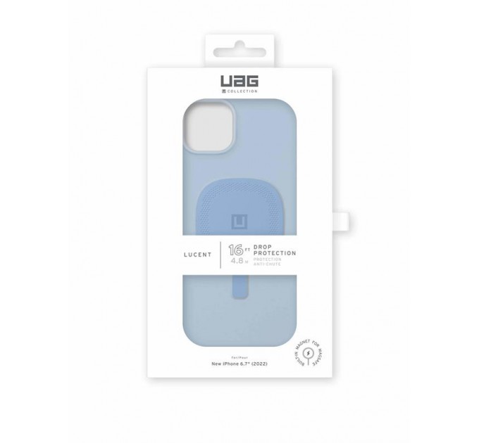 Urban Armor Gear Чохол-накладка Urban Armor Gear U Lucent 2.0 Magsafe для Apple iPhone 14 Plus Cerulean (114077315858)