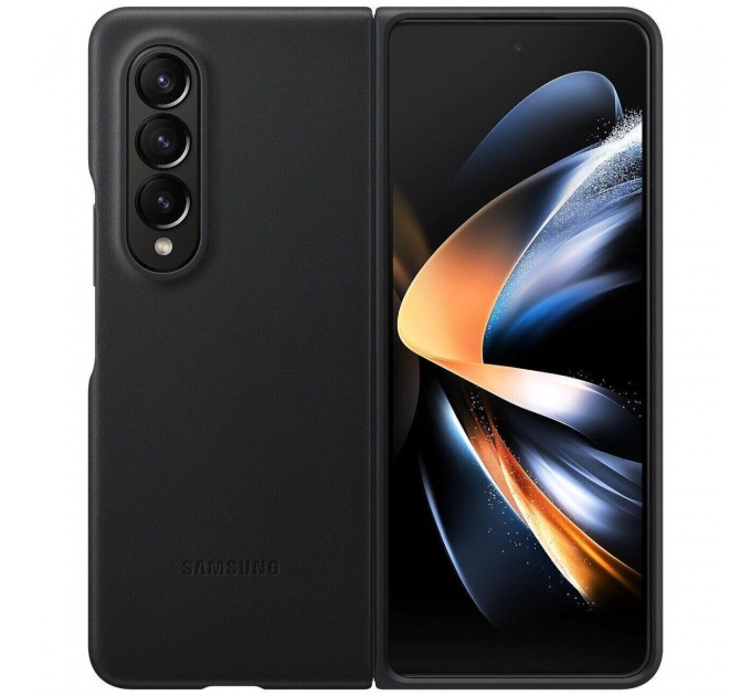 Samsung Чохол-накладка Samsung Leather Cover для Samsung Galaxy Fold 4 SM-F936 Black (EF-VF936LBEGUA)
