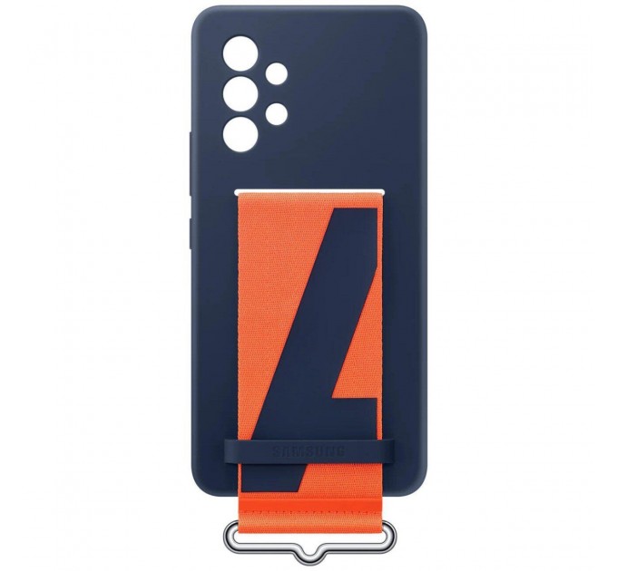 Samsung Чохол-накладка Samsung Silicone Cover with Strap для Samsung Galaxy A53 SM-A536 Navy (EF-GA536TNEGRU)