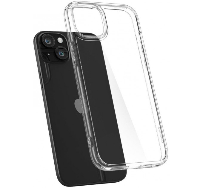 Spigen Чохол-накладка Spigen Crystal Hybrid для Apple iPhone 15 Plus Crystal Clear (ACS06459)