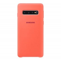 Чохол-накладка Samsung Silicone Cover для Samsung Galaxy S10 SM-G973 Berry Pink (EF-PG973THEGRU)