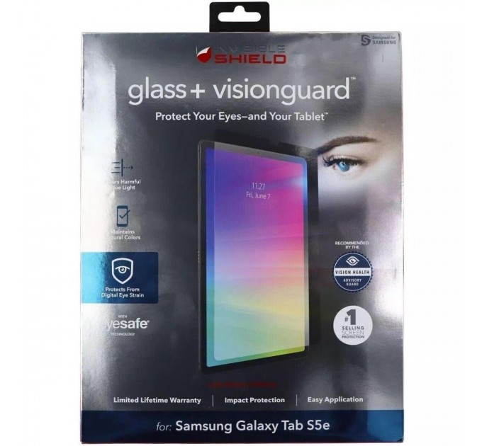 Noname Захисне скло ZAGG Glass+ VisionGuard для Samsung Galaxy Tab S5e 10.5 SM-T720 / SM-T725 Clear (ZAG200103463)
