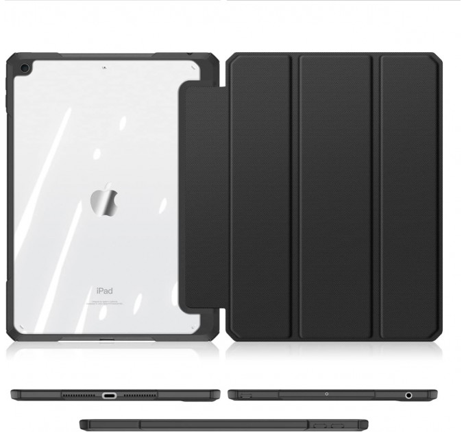 Dux Ducis Чохол-книжка Dux Ducis Toby Smart Cover для Apple iPad 9.7 2017/2018 Black (6934913048702)