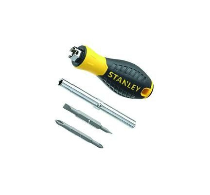 Stanley Набір викруток Stanley 6 Way, з 3 двосторонніми бітами (0-68-012)