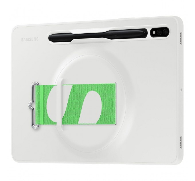 Samsung Чохол-накладка Samsung Strap Cover для Samsung Galaxy Tab S7 SM-T870/SM-T875/Tab S8 SM-X700/SM-X706 White (EF-GX700CWEGRU)
