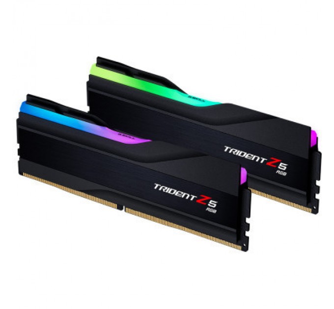 Модуль пам'яті для комп'ютера DDR5 32GB (2x16GB) 8000 MHz Trident Z5 RGB Black G.Skill (F5-8000J3848H16GX2-TZ5RK)