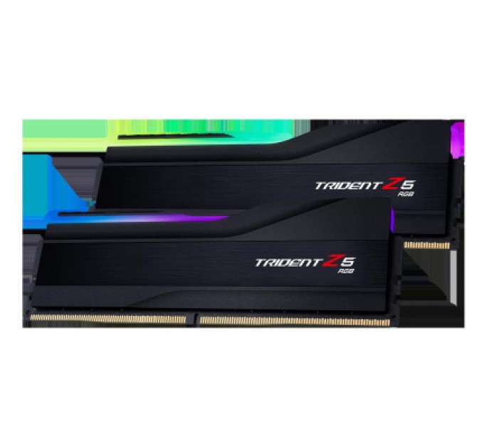 Модуль пам'яті для комп'ютера DDR5 32GB (2x16GB) 8000 MHz Trident Z5 RGB Black G.Skill (F5-8000J3848H16GX2-TZ5RK)
