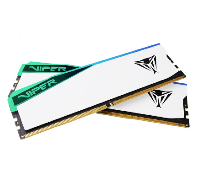 Patriot Модуль пам'яті для комп'ютера DDR5 32GB (2x16GB) 6200 MHz Viper Elite 5 RGB Patriot (PVER532G62C42KW)