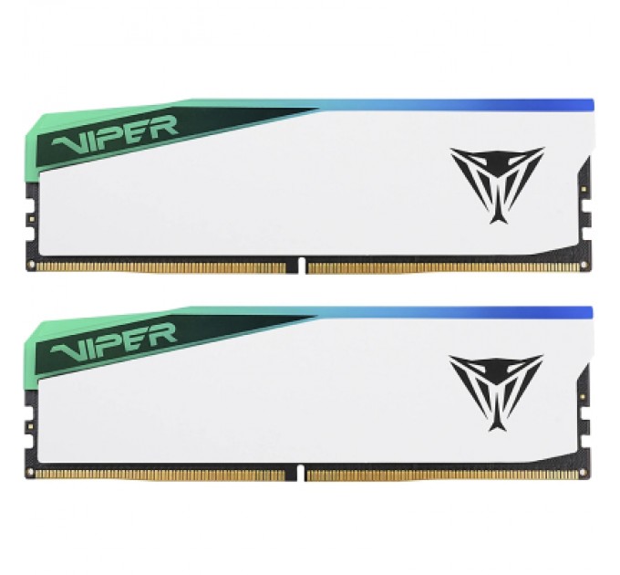 Patriot Модуль пам'яті для комп'ютера DDR5 32GB (2x16GB) 6200 MHz Viper Elite 5 RGB Patriot (PVER532G62C42KW)