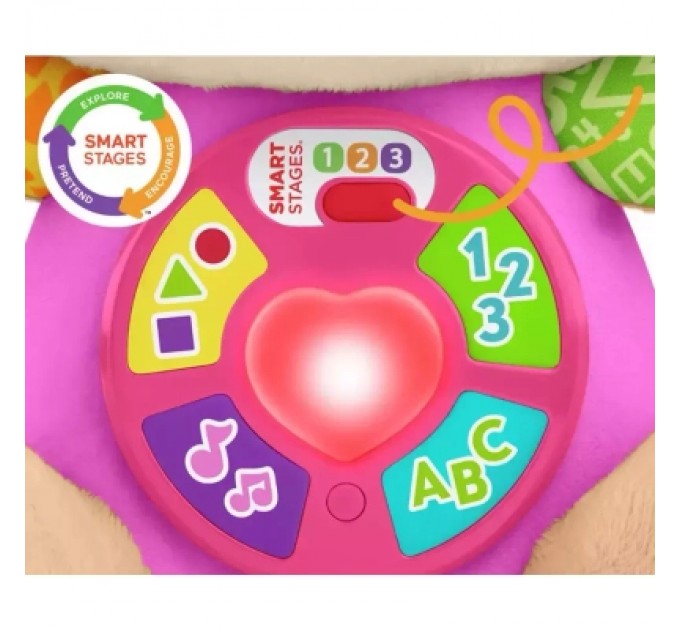Розвиваюча іграшка Fisher-Price Smart Stages Сестричка розумного цуценя багатомовна (JFD32)