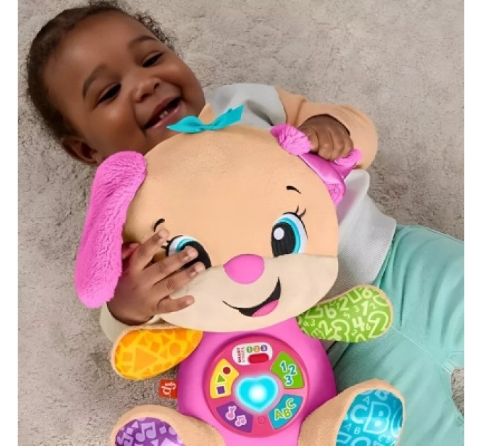 Розвиваюча іграшка Fisher-Price Smart Stages Сестричка розумного цуценя багатомовна (JFD32)