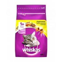 Сухий корм для кішок Whiskas з куркою 300 г (5998749144039/5900951014055)