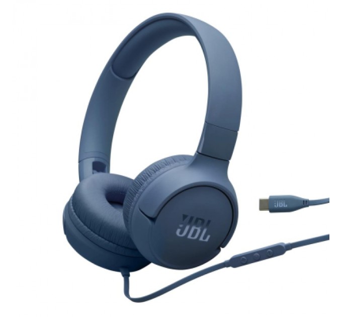 JBL Навушники JBL Tune 520C USB-C Blue (JBLT520CBLU)